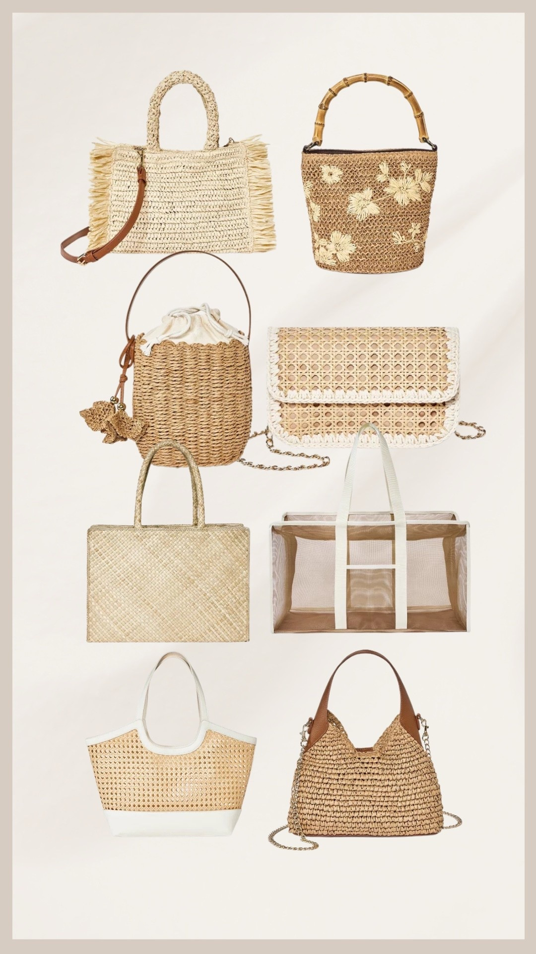 Cute Target bags to take on your spring break 🐚🤍

#LTKWedding #LTKTravel #LTKootd