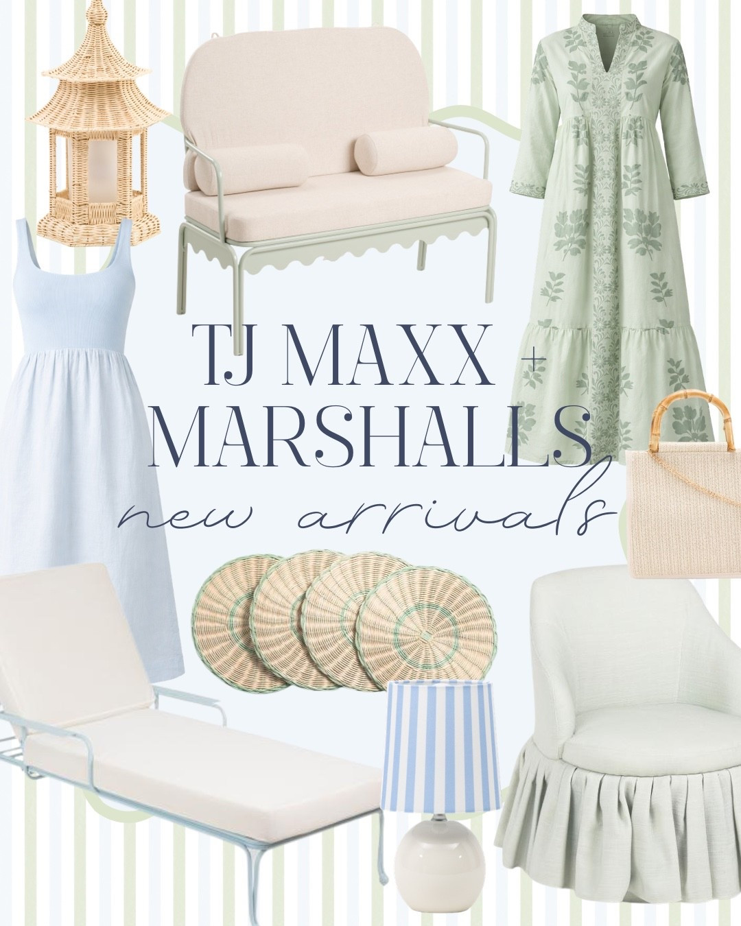 Amazing new arrivals at @TJ Maxx & @Marshalls 😍

Coastal style, designer looks, looks for less, blockprint dress, patio furniture, Lillian August, HomeGoods finds, TJ Maxx finds 

#LTKHome #LTKSeasonal