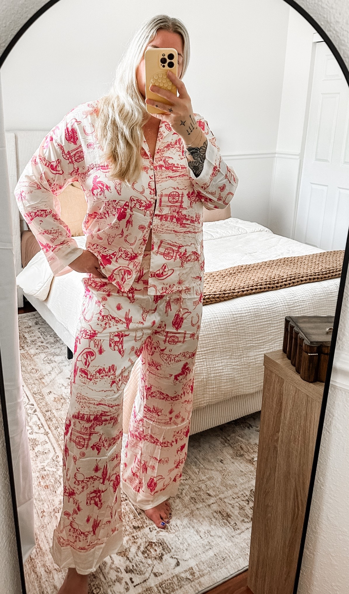 Any thing that has a cactus on it is a must purchase for me. These pajamas are so cute and comfortable! 

#LTKFindsUnder50 #LTKTravel #LTKSeasonal