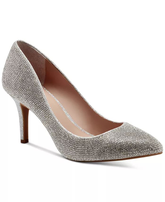 Women's Zitah Embellished Pointed Toe Pumps, Created for Macy's | Macy's
