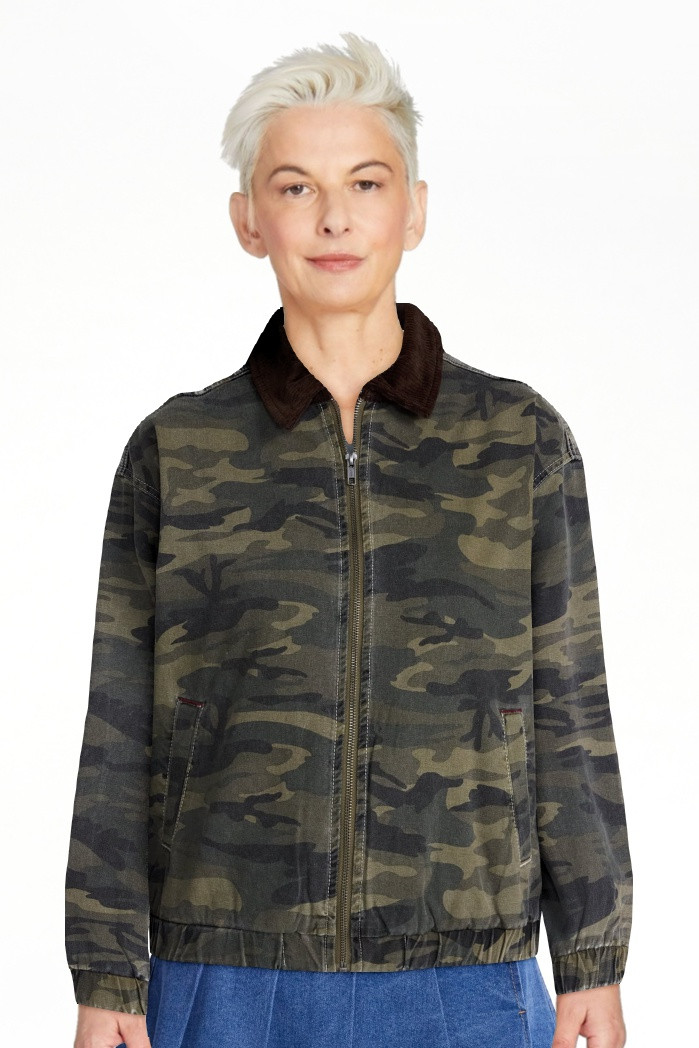 Madden NYC Women's Cotton Twill Bomber Jacket, Sizes XXS-XXL | Walmart (US)