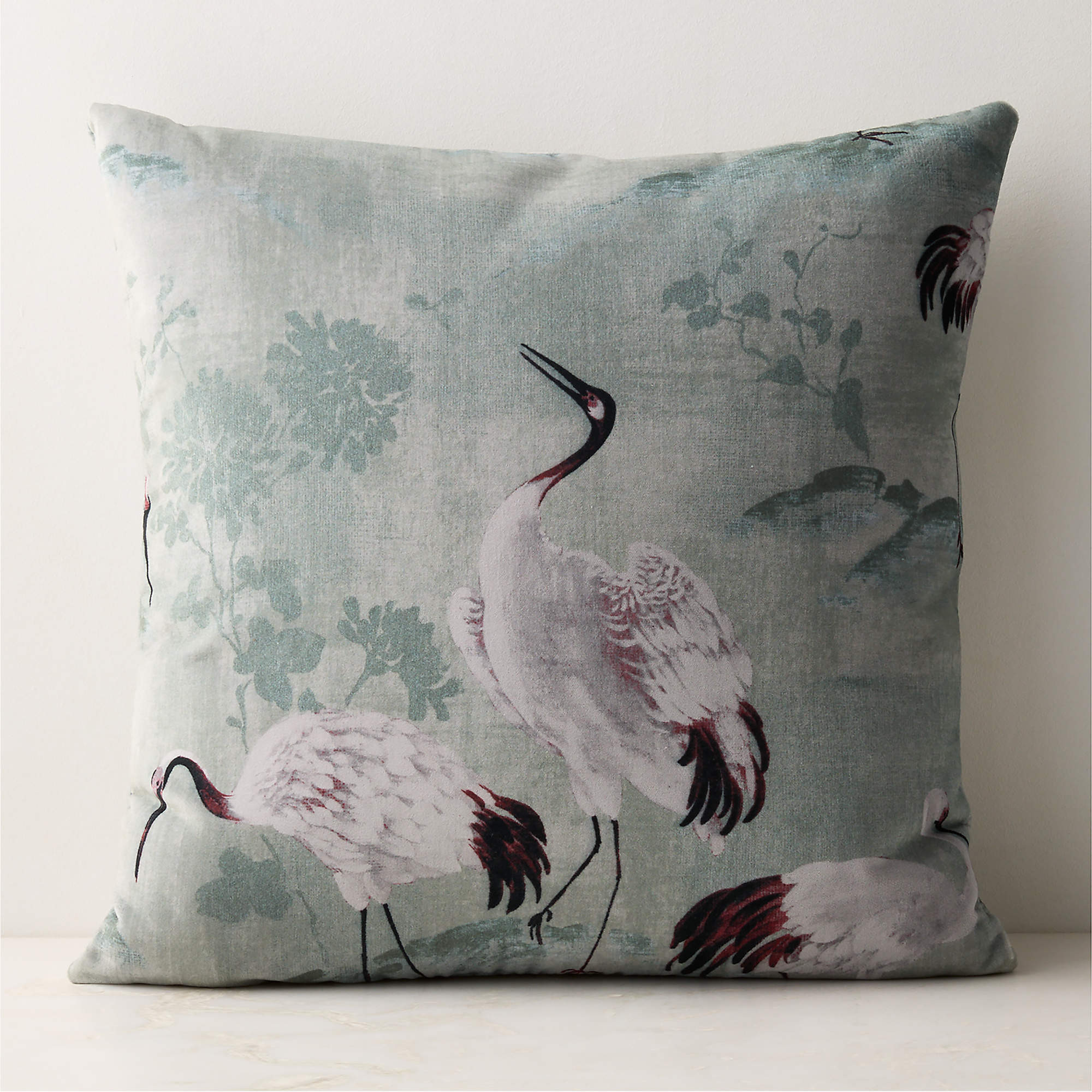 Corben Custom Throw Pillow Cover 23"x23" + Reviews | CB2 | CB2