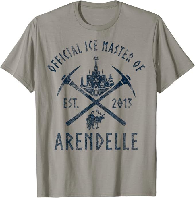 Disney Frozen Official Ice Master Of Arendelle Est. 2013 T-Shirt | Amazon (US)