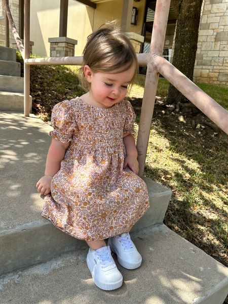 toddler puff sleeve dress. perfect for school!

#LTKkids #LTKstyletip #LTKbaby