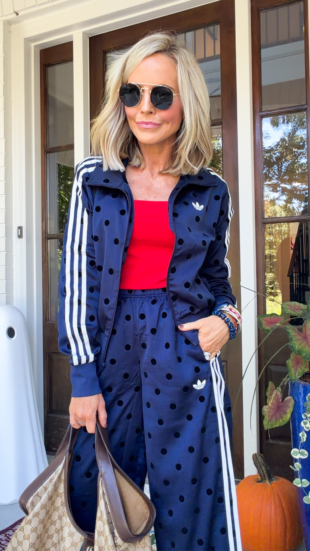 the cutest track set EVER from @adidas • wearing small in jacket and XS in pants!

#LTKootd #LTKgrwm #LTKSeasonal
