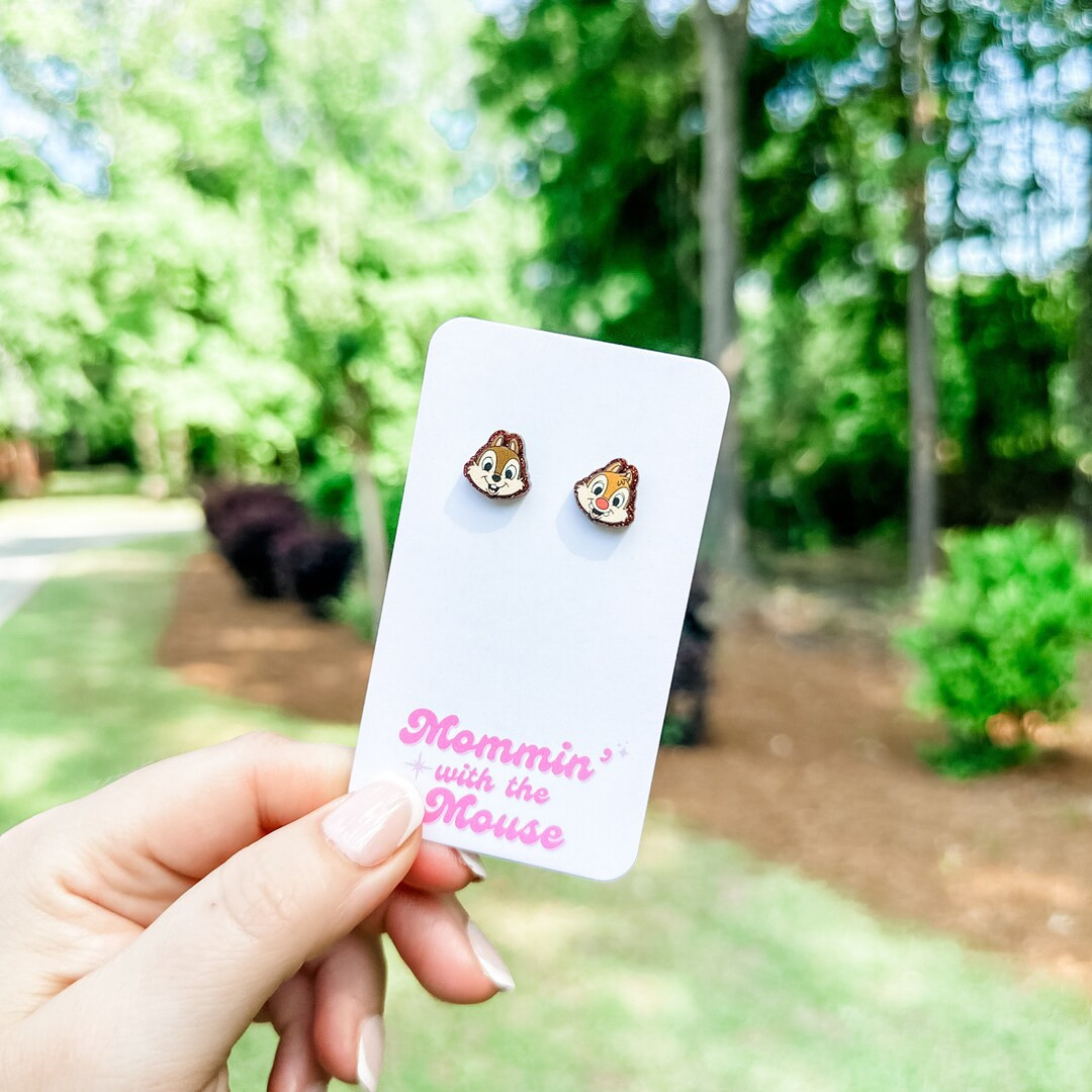 Chip and Dale Stud Earrings - Etsy | Etsy (US)
