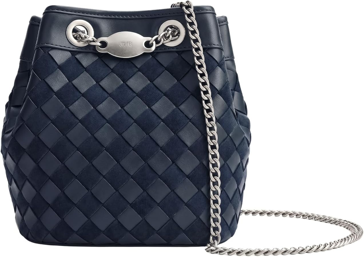 JW PEI Women's Yara Hand-Woven Bucket Bag | Amazon (US)