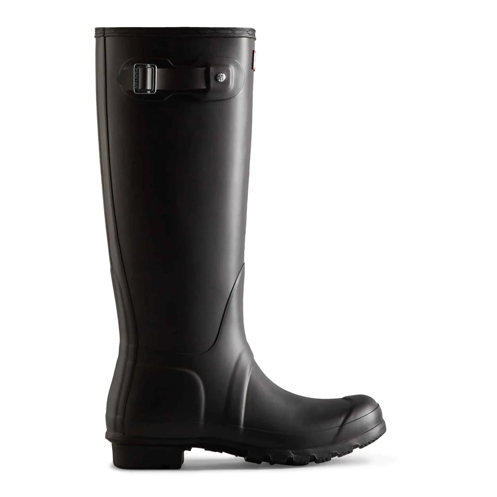 Hunter Women s Waterproof Wider Calf Rain Boots  Black  7 | Walmart (US)