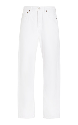 90s Pinch Waist Rigid High-Rise Straight-Leg Jeans | Moda Operandi (Global)