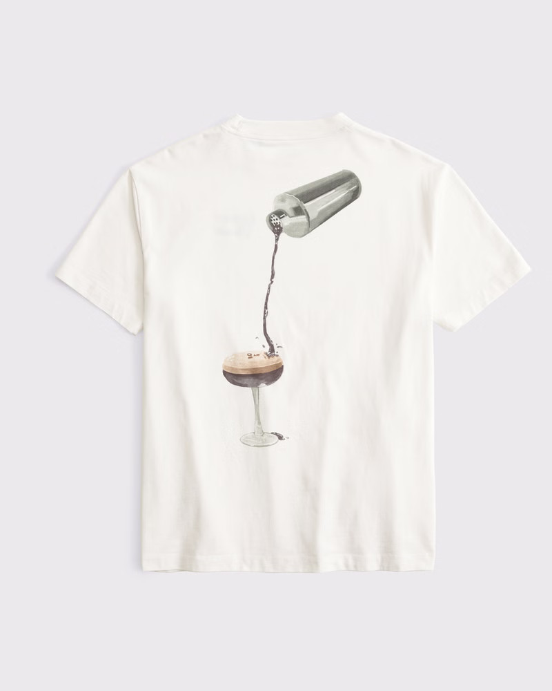 Oversized Espresso Martini Graphic Tee | Abercrombie & Fitch (US)