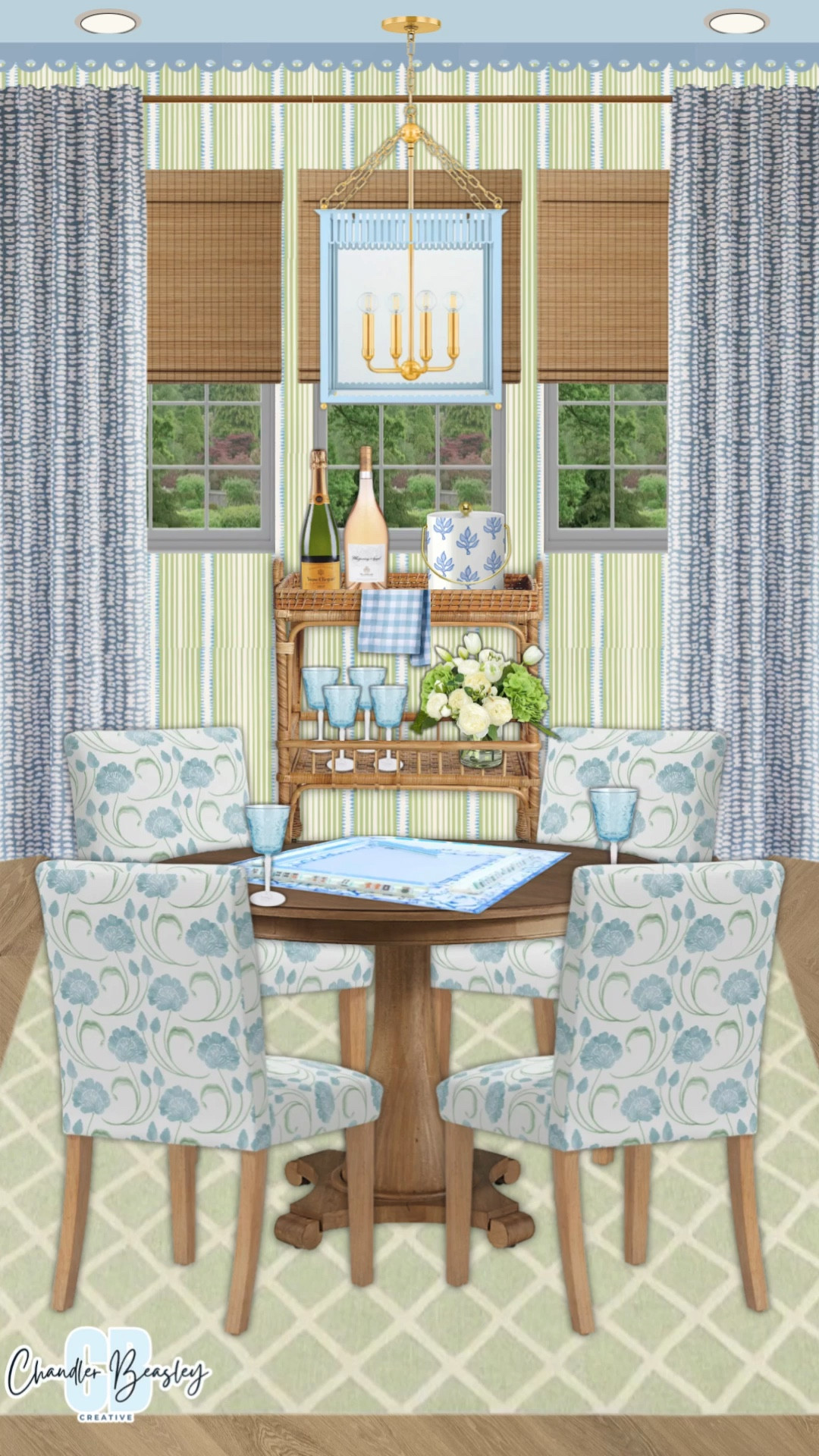 Mahjong anyone!? Love this fun little game room design! 

#interiordesign #homeinspo #mahjong #homedecor #gametable

#LTKHome #LTKVideo #LTKStyleTip