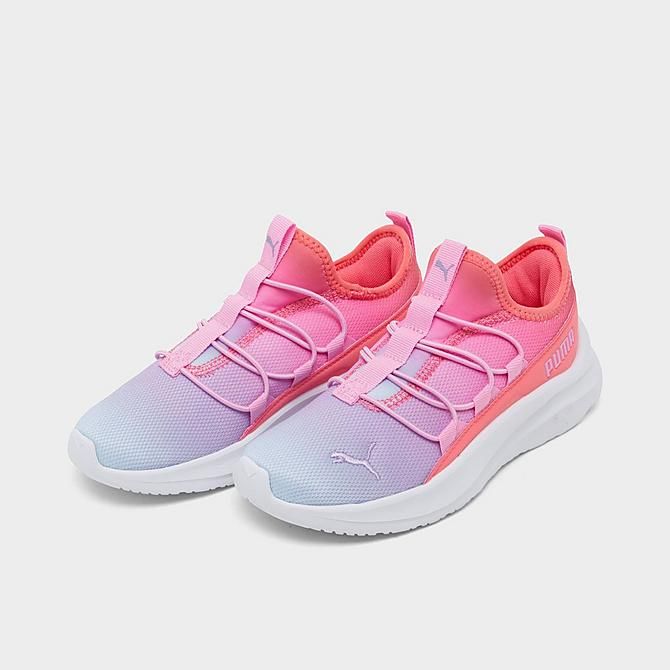 Girls' Little Kids' Puma One For All Stretch Lace Casual Shoes | Finish Line (US)