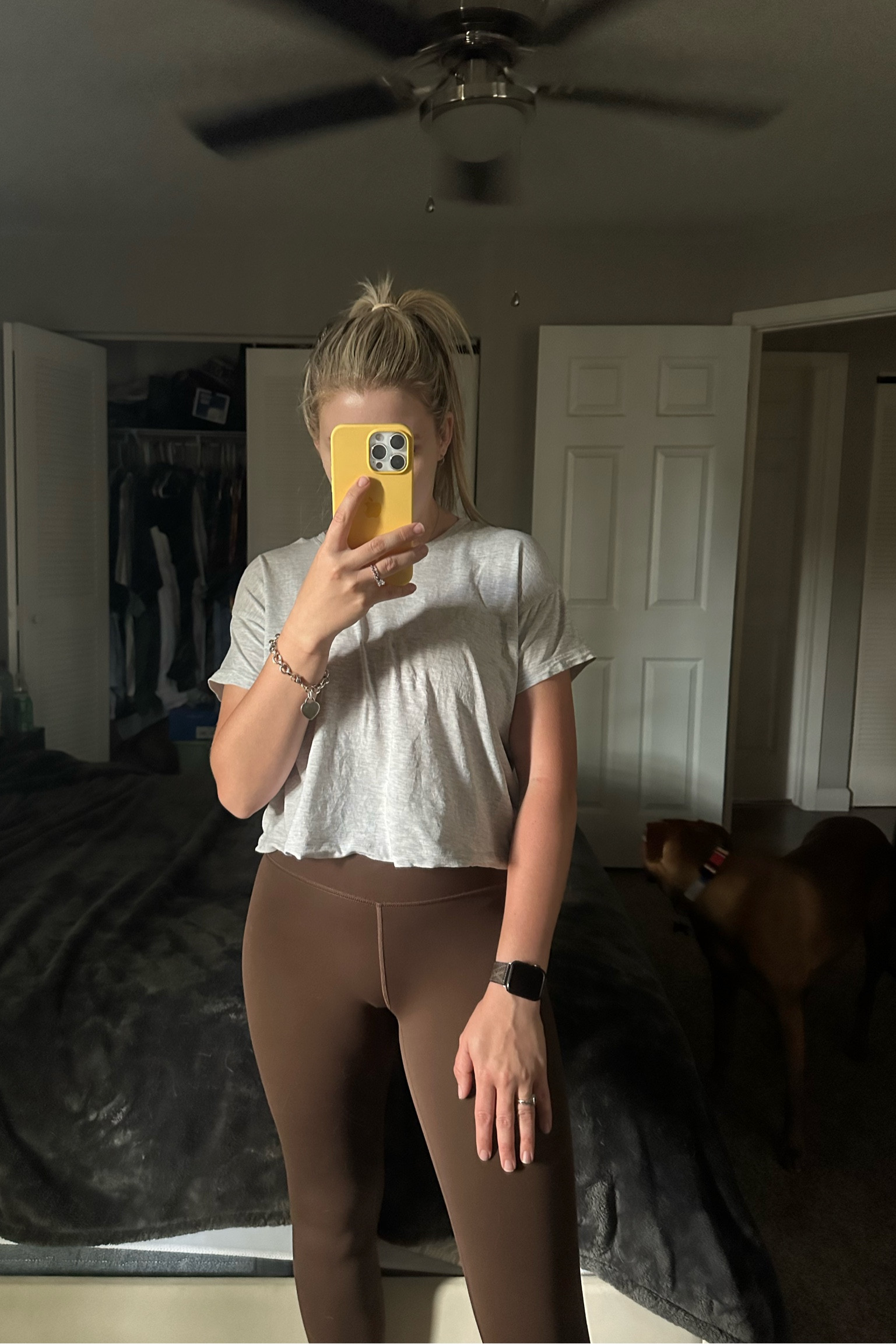 Align t shirt dressed up with some leather pants 🖤 : r/lululemon