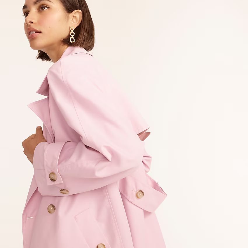 Relaxed trench coat in nylon | J.Crew US