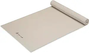 Gaiam Yoga Mat - Premium 5mm Solid Thick Non Slip Exercise & Fitness Mat for All Types of Yoga, P... | Amazon (US)