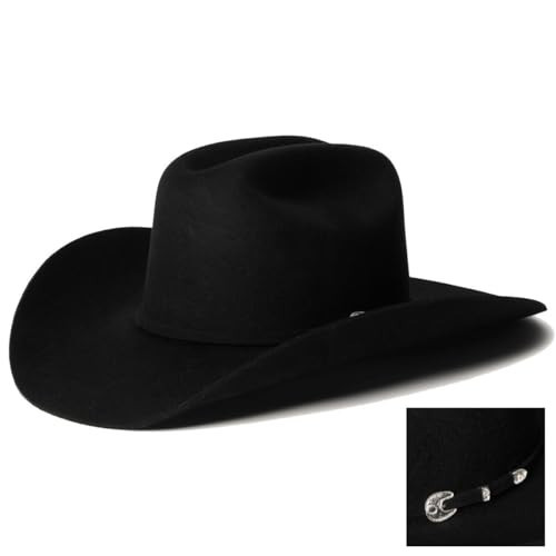 Stetson SBCRAL-7540, Color: Black, Size: 7 1/8 (SBCRAL-75400771) | Amazon (US)