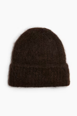H & M - Rib-Knit Alpaca-Blend Beanie - Beige | H&M (US + CA)