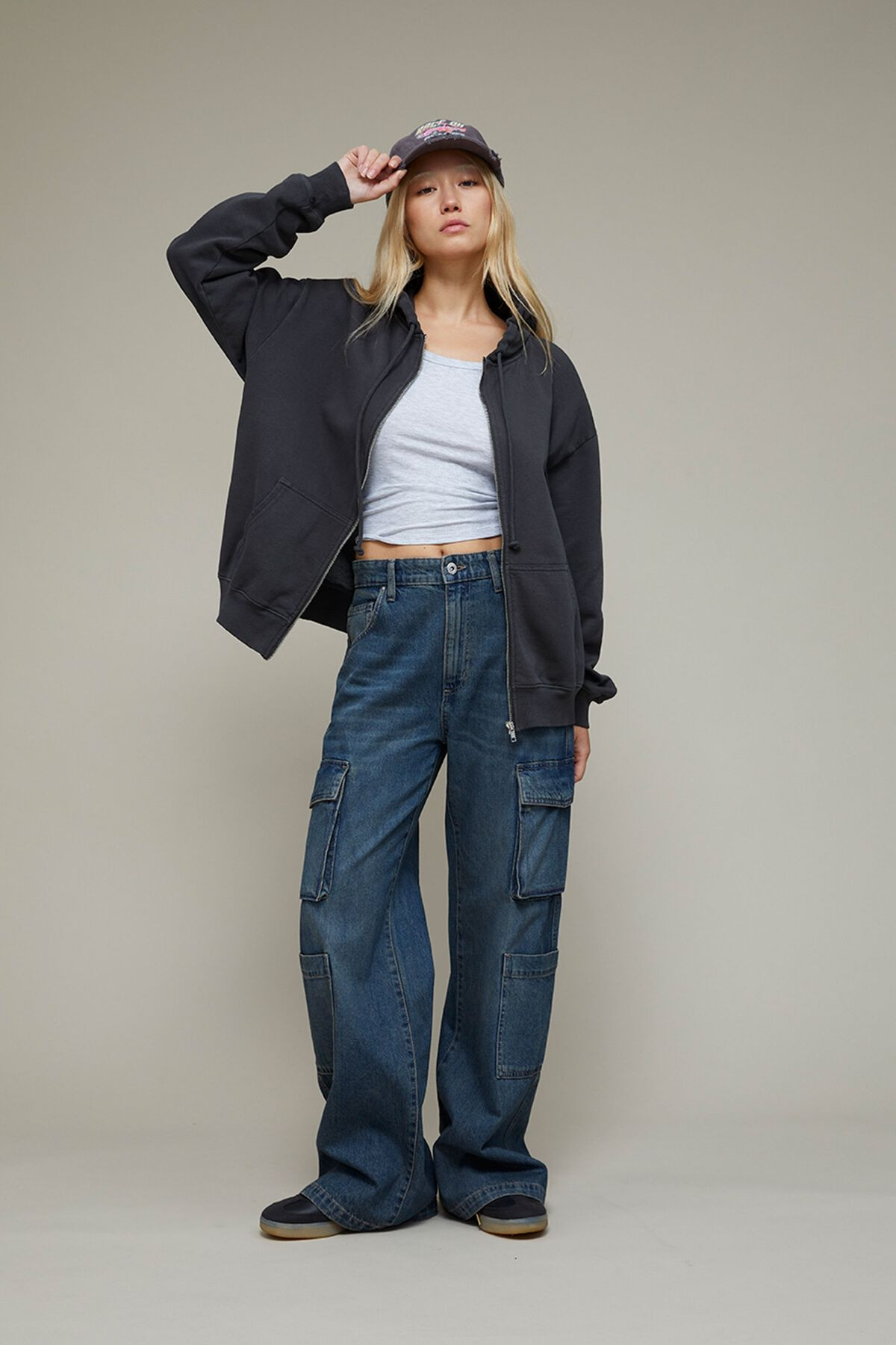Cargo Wide Leg Jean | Cotton On (US)