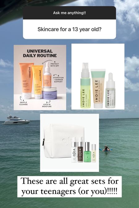 Skincare sets for you and your teenager!! Great starter sets!! Code CLEANLIVING on OSEA!!! 

#LTKbeauty #LTKunder50 #LTKfamily