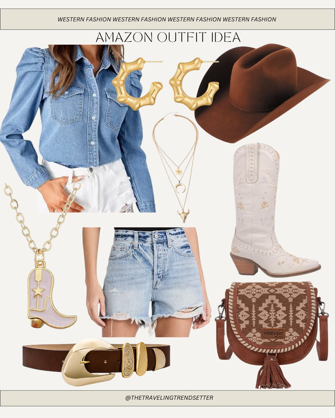 Denim on denim Amazon business casual country concert outfit idea western fashion 

#LTKFindsUnder50 #LTKFindsUnder100 #LTKStyleTip