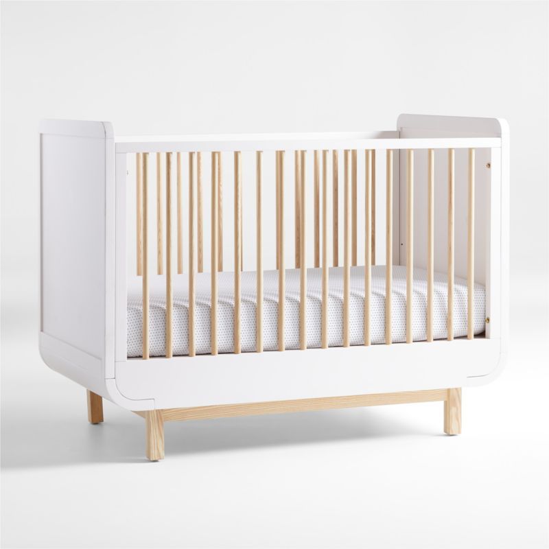 T Street Wood Crib | Crate & Kids | Crate & Barrel