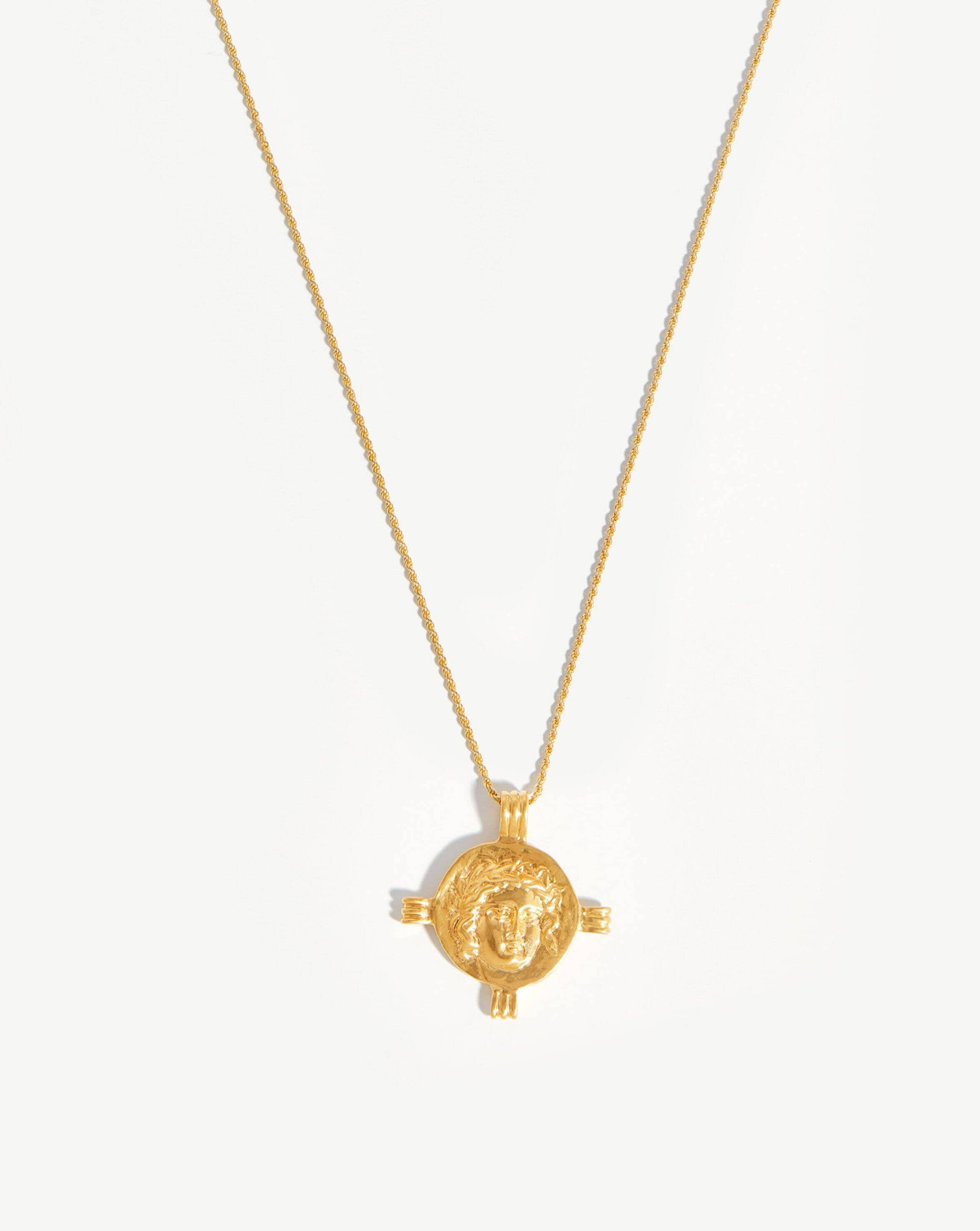 Lucy Williams Apollo Medallion Coin Necklace | 18ct Gold Plated | Missoma