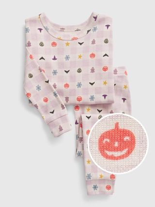 babyGap 100% Organic Cotton Halloween Print PJ Set | Gap (CA)