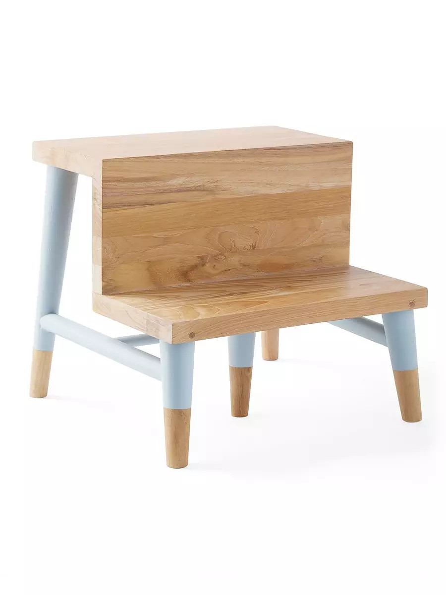 Teak Step Stool | Serena and Lily