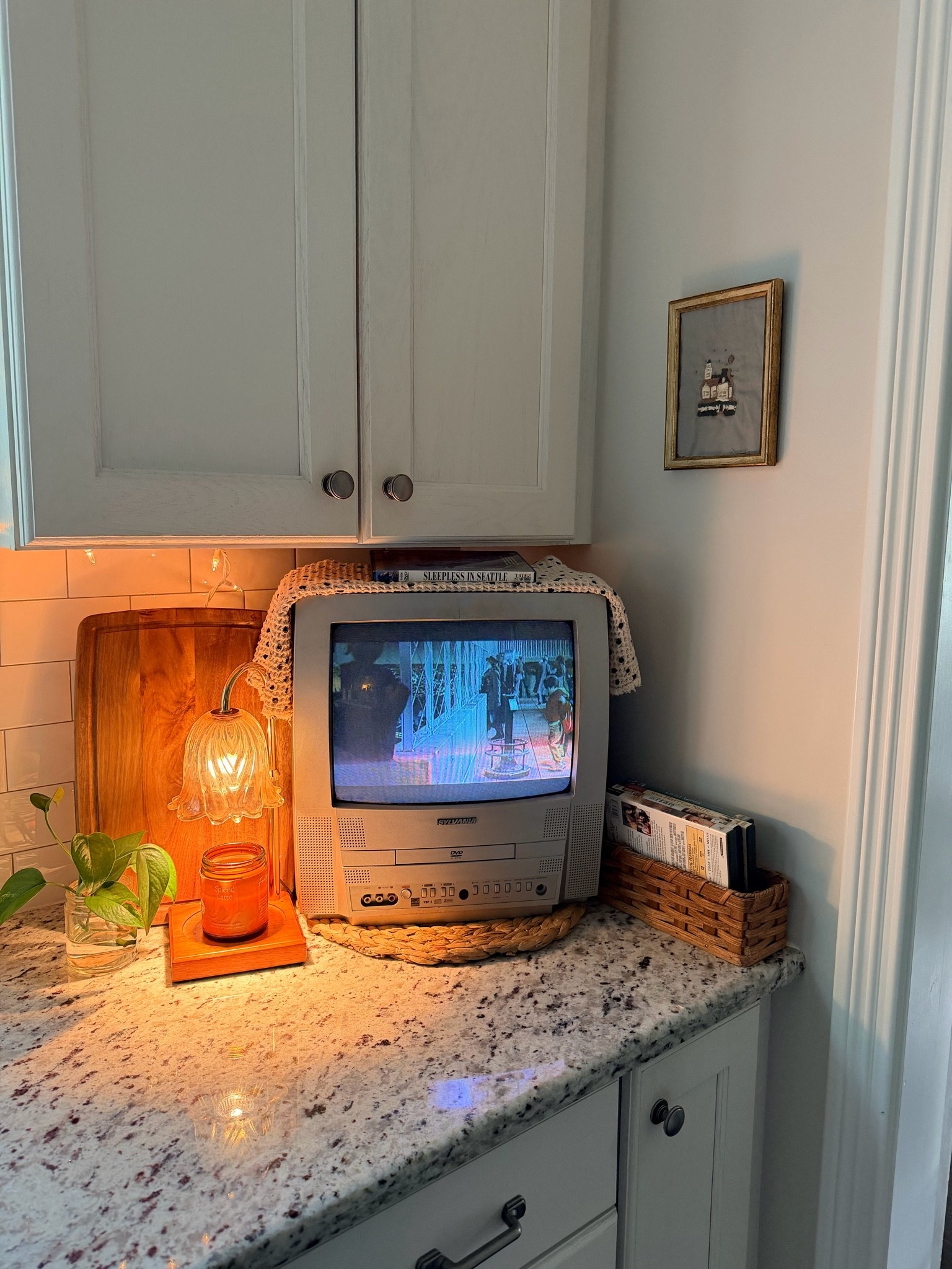 This candle warmer lamp gives my 90s kitchen tv corner just the right amount of glow - and it’s under $16!

#LTKSaleAlert #LTKHome #LTKSeasonal