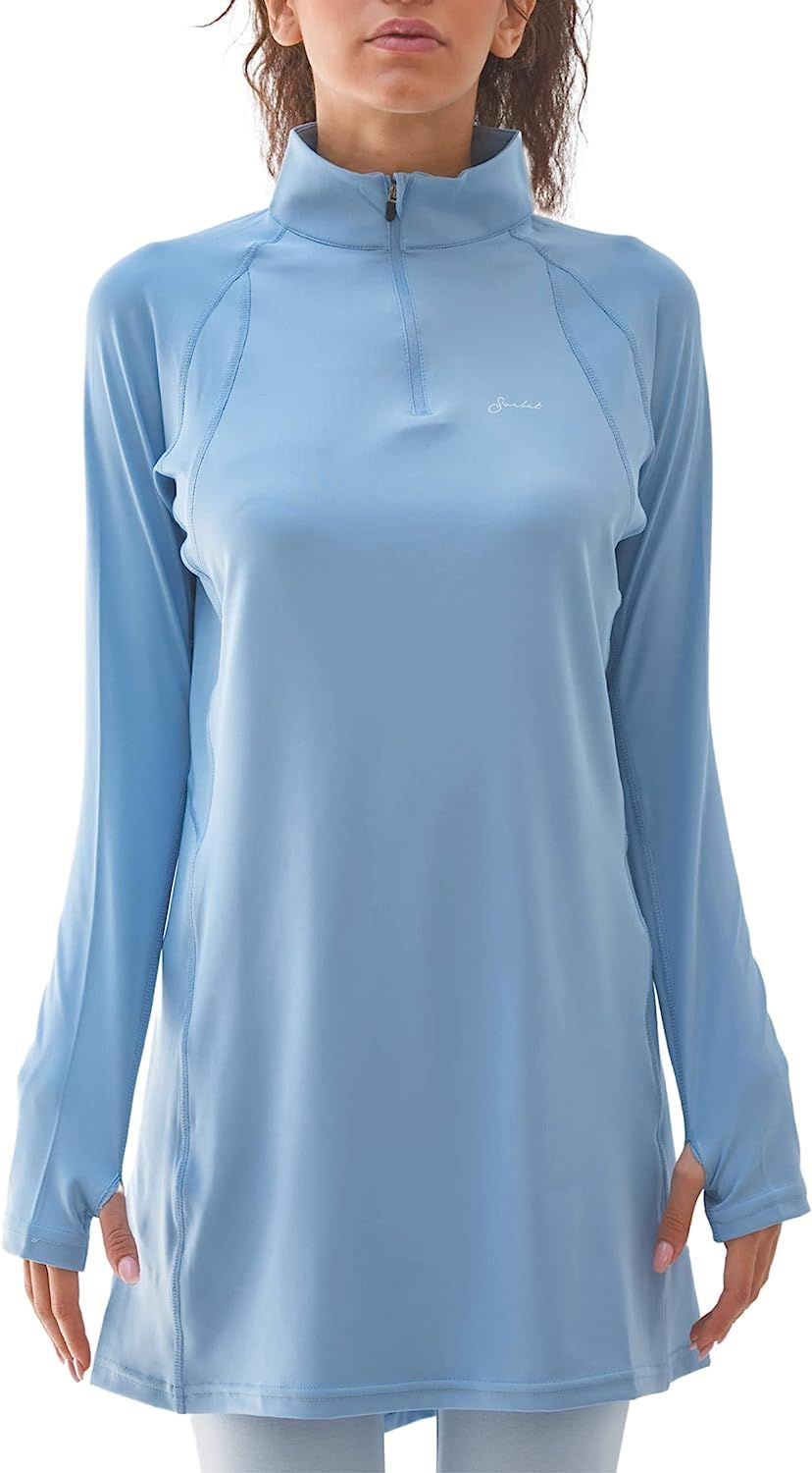 Sorbet Womens Long Sleeve Tops - Lightweight Women's UPF 50+ SPF Shirts for Women Long Sleeve-Ath... | Amazon (US)