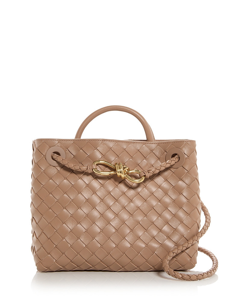 Bottega Veneta Small Andiamo Intrecciato Leather Top Handle Bag | Bloomingdale's (US)