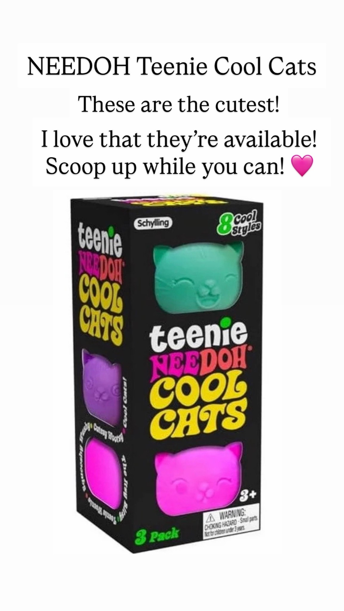 NEEDOH Teenie cool cats 3-pack!!!!!

#LTKKids
