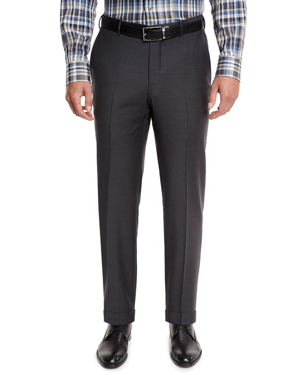 Trofeo Charcoal Trousers, Charcoal | Bergdorf Goodman