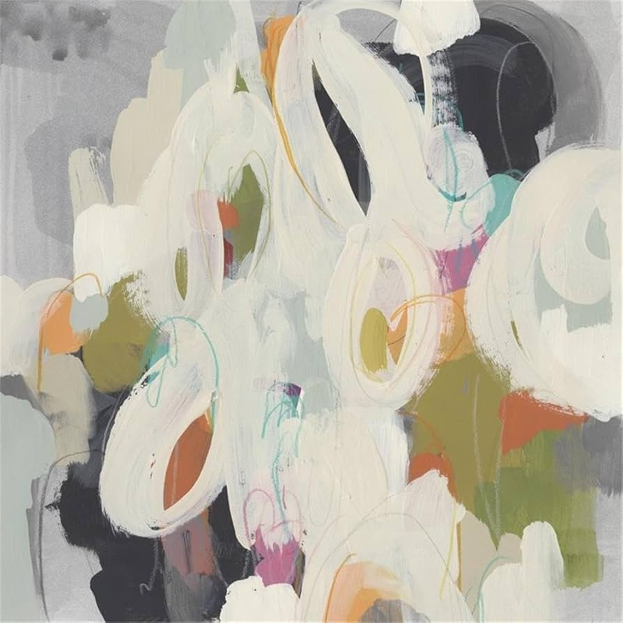 Pemberly Row 54x54 Parsing Prose Art Canvas Print in Multi-Color | Amazon (US)