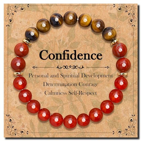 BONNY BOXX Natural Stretch Bracelet for Unisex, Handmade Elastic Healing Crystal Gemstone Bracele... | Amazon (US)