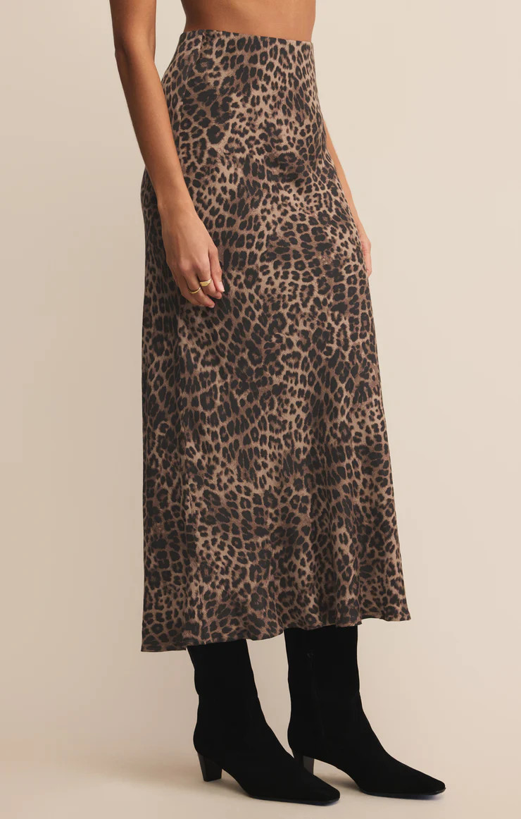 Izabel Leopard Skirt | Z Supply
