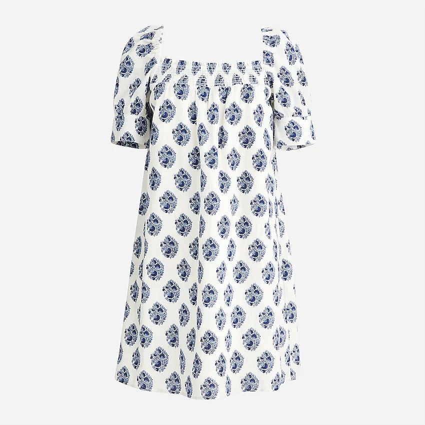 Afternoon dress in gathered floral block printItem BI600 
 Reviews
 
 
 
 
 
1 Review 
 
 |
 
 
W... | J.Crew US