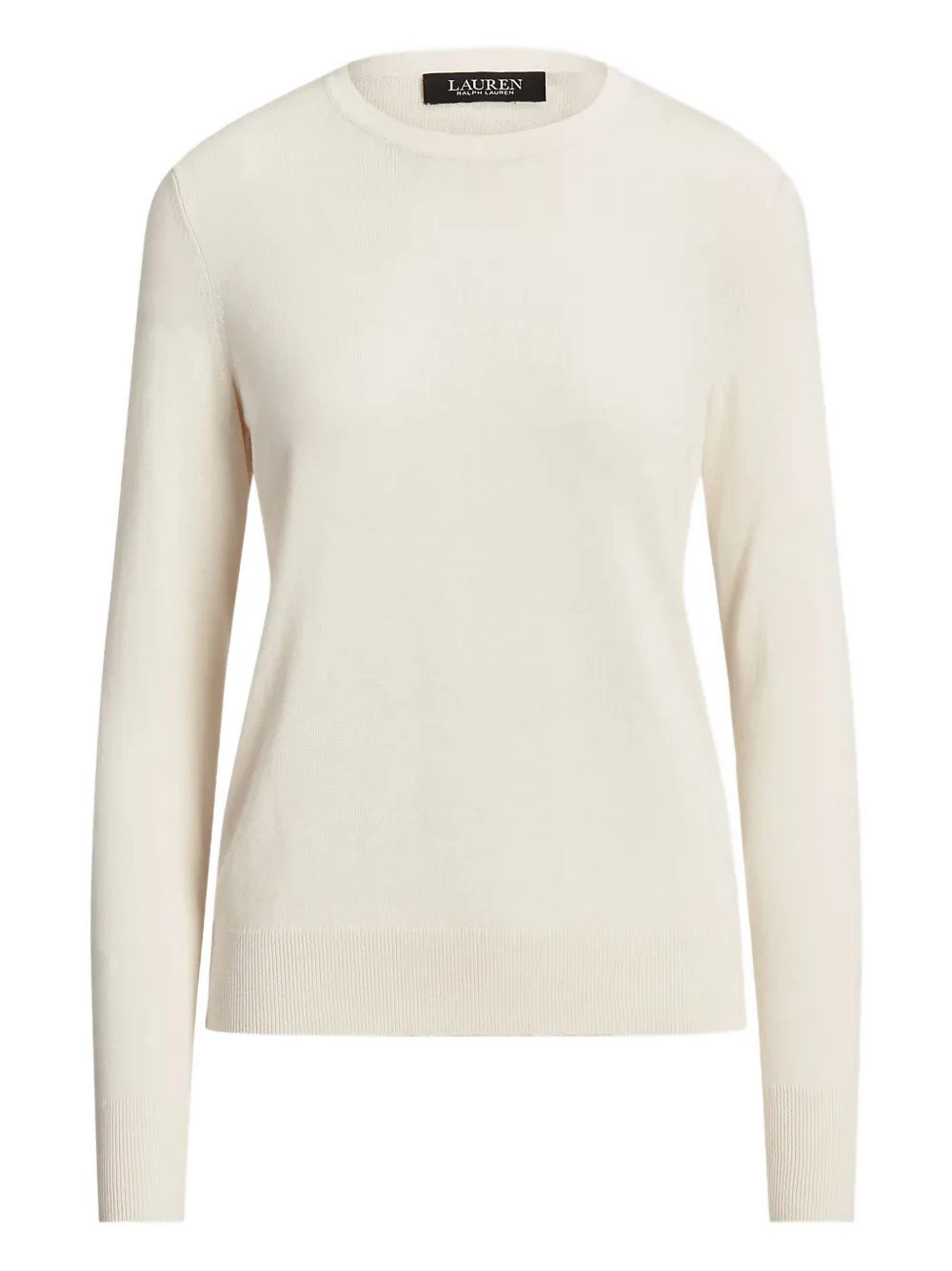 Lauren Ralph Lauren crew-neck long-sleeve sweater - Neutrals | Farfetch Global