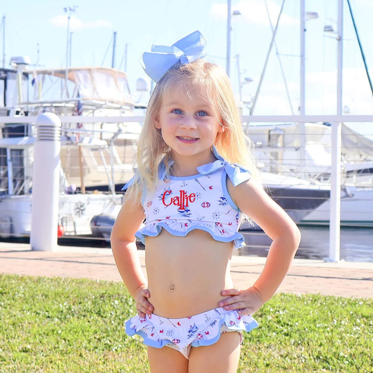 Nautical Two Piece Swimsuit | Classic Whimsy