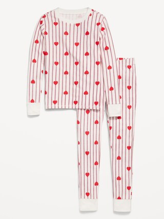Printed Gender-Neutral Snug-Fit Pajama Set for Kids | Old Navy (US)