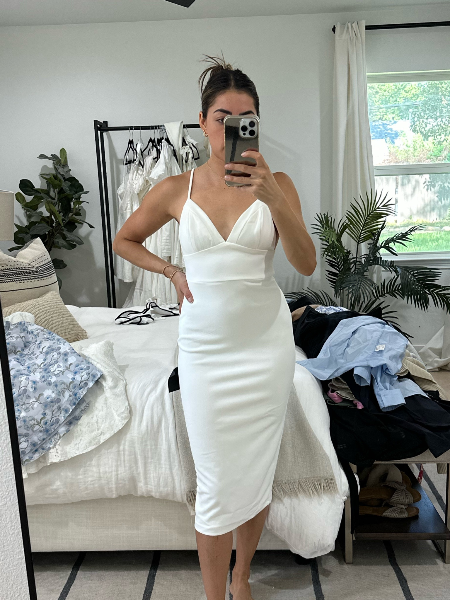 white midi dress bachelorette Bardot | Dresses | Cutout Revolve Midi Dress Bachelorette Wedding White