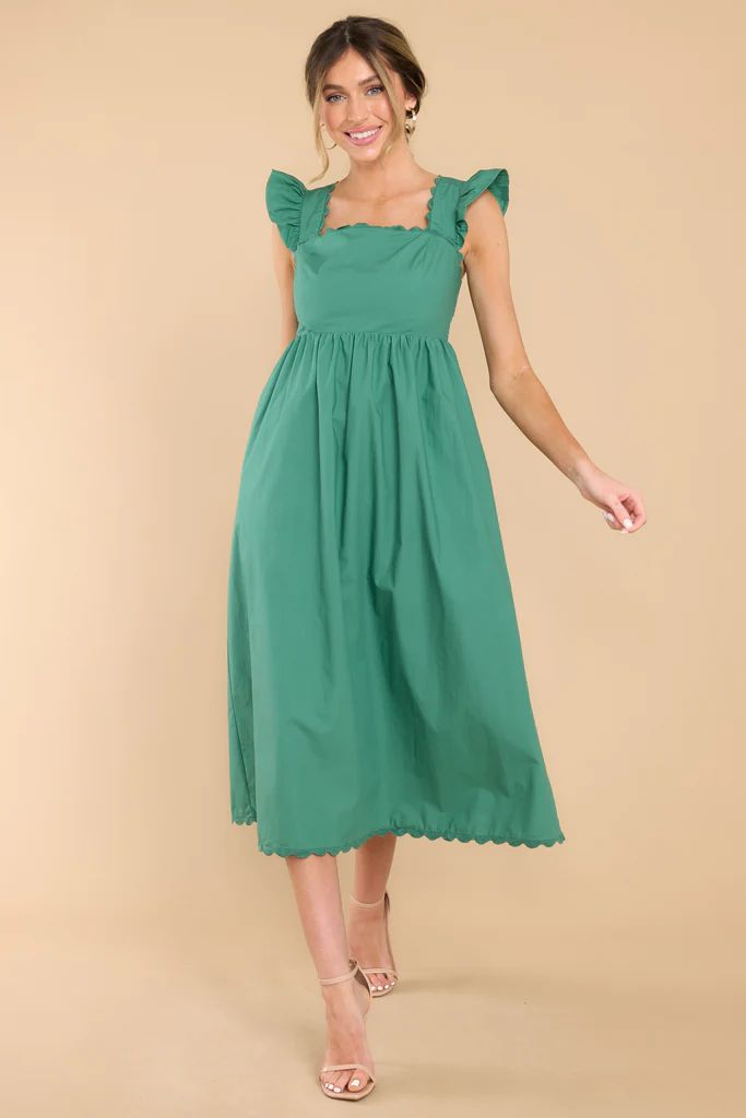 Our Greatest Love Green Midi Dress | Red Dress 