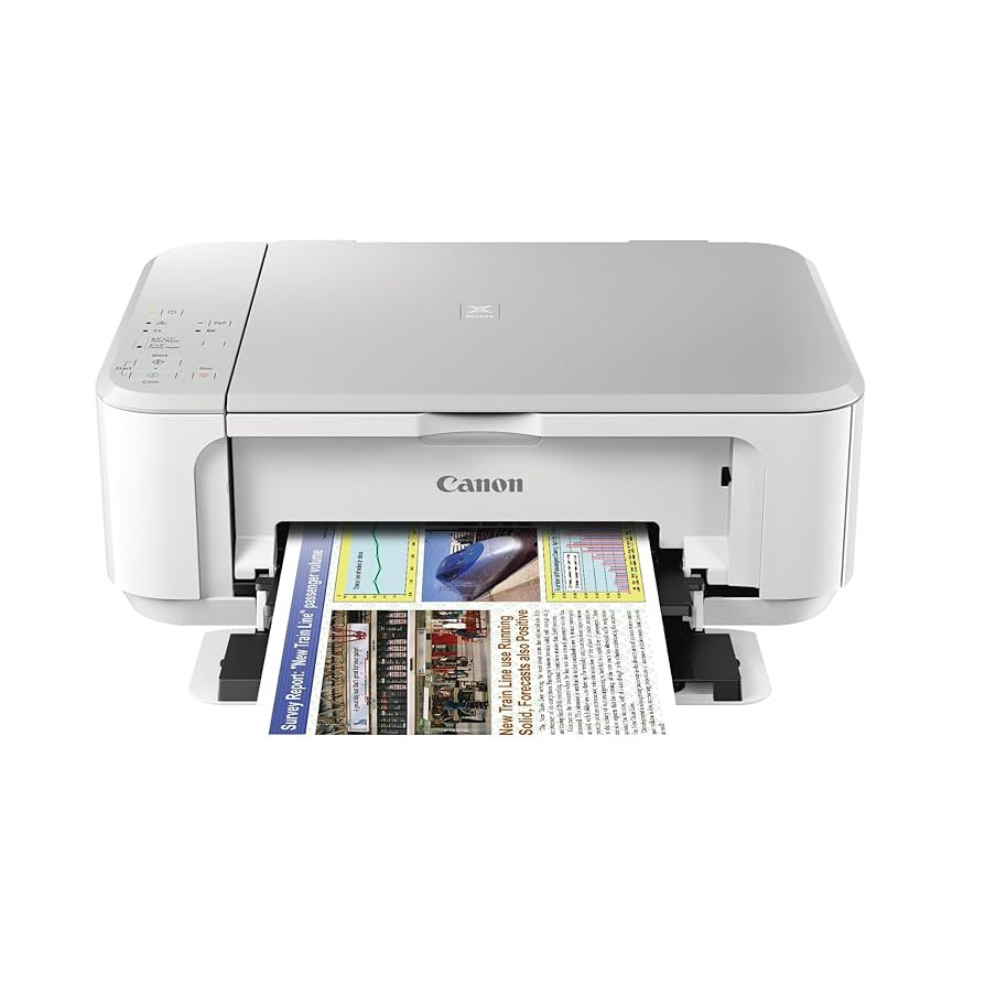 Canon PIXMA MG3620 Wireless All-in-One Color Inkjet Printer with Mobile and Tablet Printing, Whit... | Amazon (US)