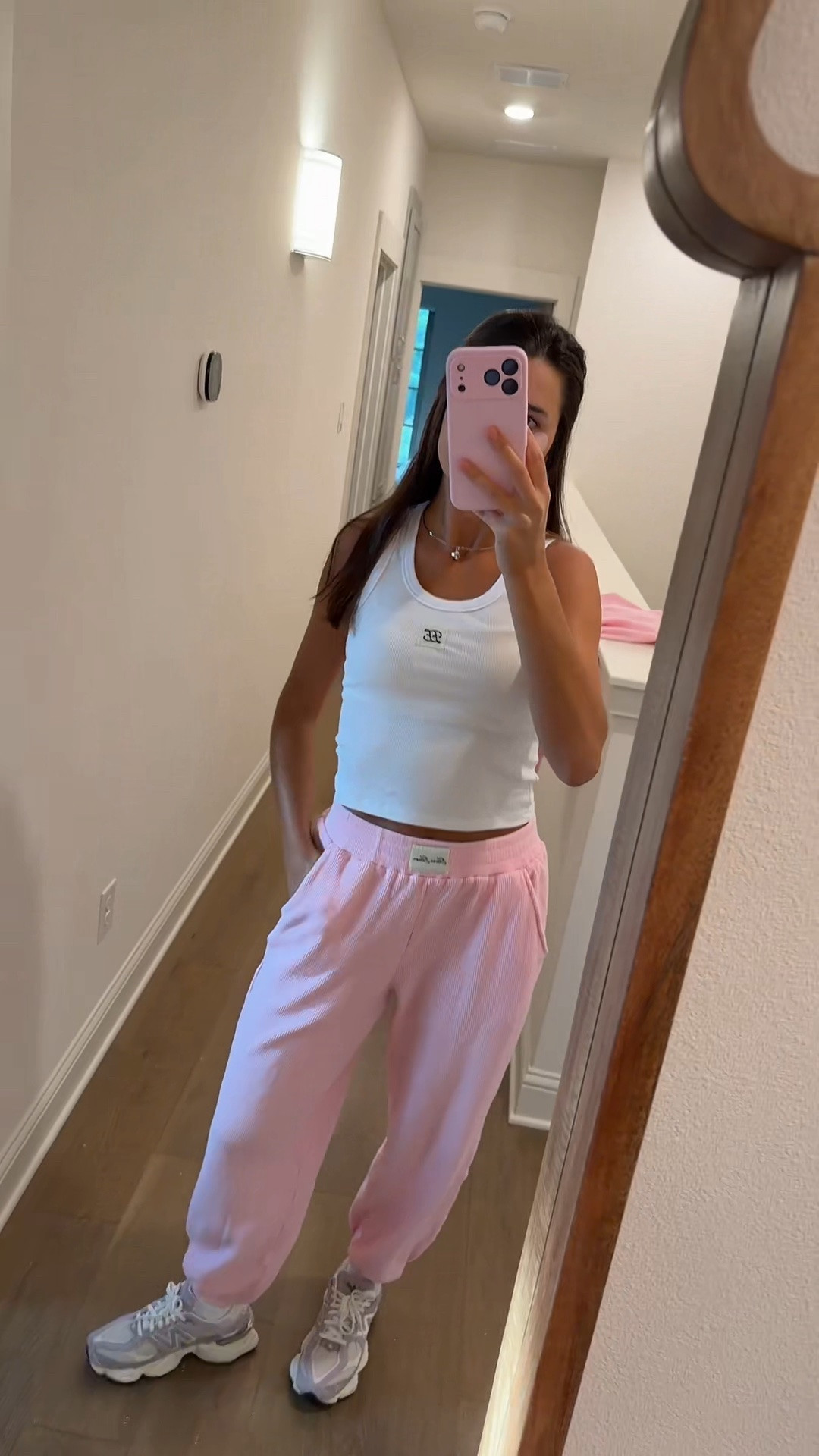 obsessed w/ this new pink waffle set from eleven eleven 🏄🏻‍♀️☀️🌴🩷
COAST online tmrw at 11
am ct!! @Shopbop @newbalance 9060 sneakers  @luvaj wire necklace @thegoodpatch brightening eye masks 
#matchingset #summeroutfits #everydaybasics #whoutfit #pinkaesthetic


travel outfit, airport outfit, joggers, waffle set, waffle hoodie
summer trends, 
#summertrends

#LTKootd #LTKdayinmylife #LTKTravel