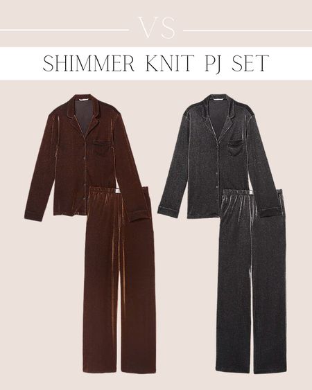 Shimmer Knit PJ Set on sale!! My sister in law wore these over the weekend and they were sooo cute!! I ordered the gold in a size S long! 😍

#LTKCyberWeek #LTKGiftGuide #LTKsalealert
