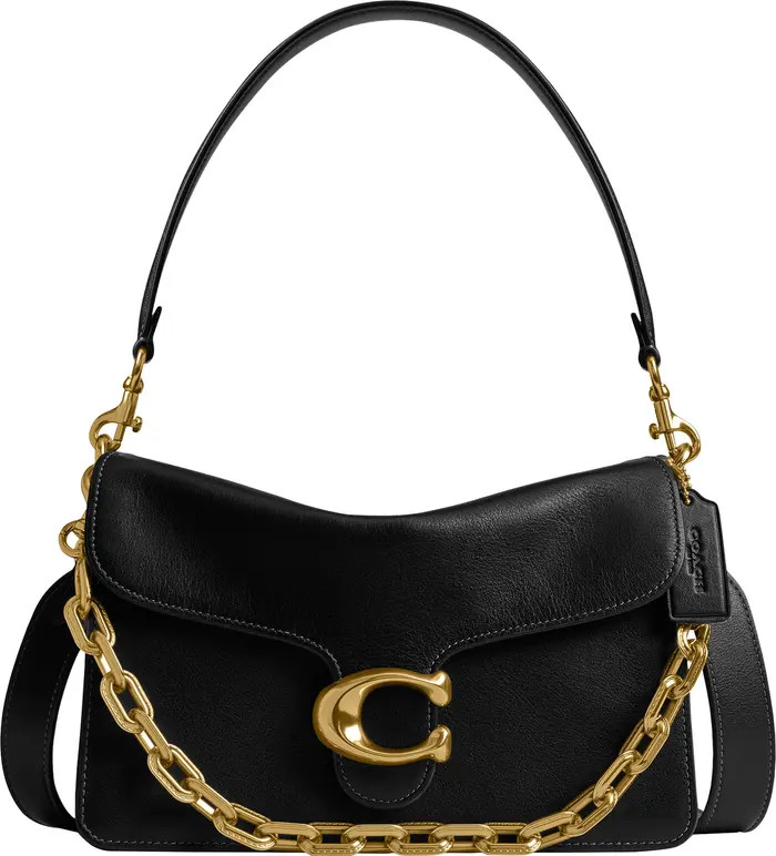 Tabby Chain Smooth Leather Shoulder Bag | Nordstrom