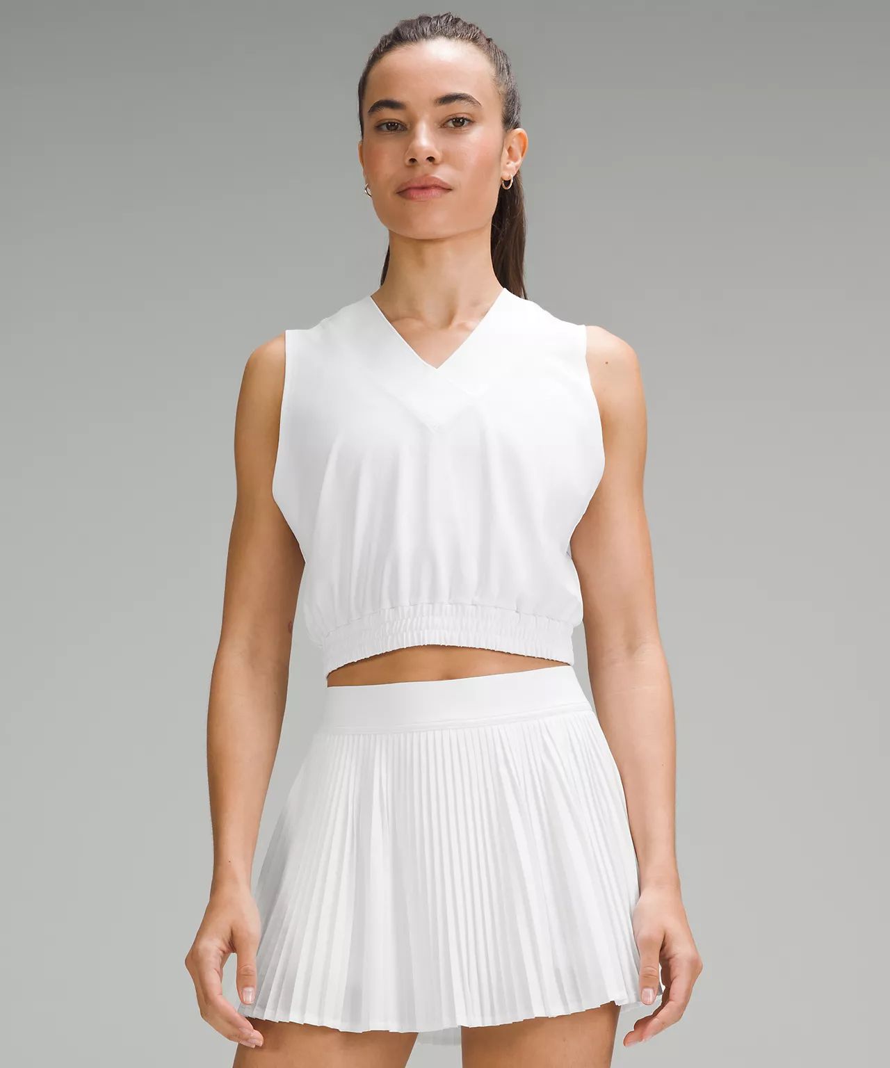 Sleeveless Cropped Tennis Tank Top | Women's Sleeveless & Tank Tops | lululemon | Lululemon (US)