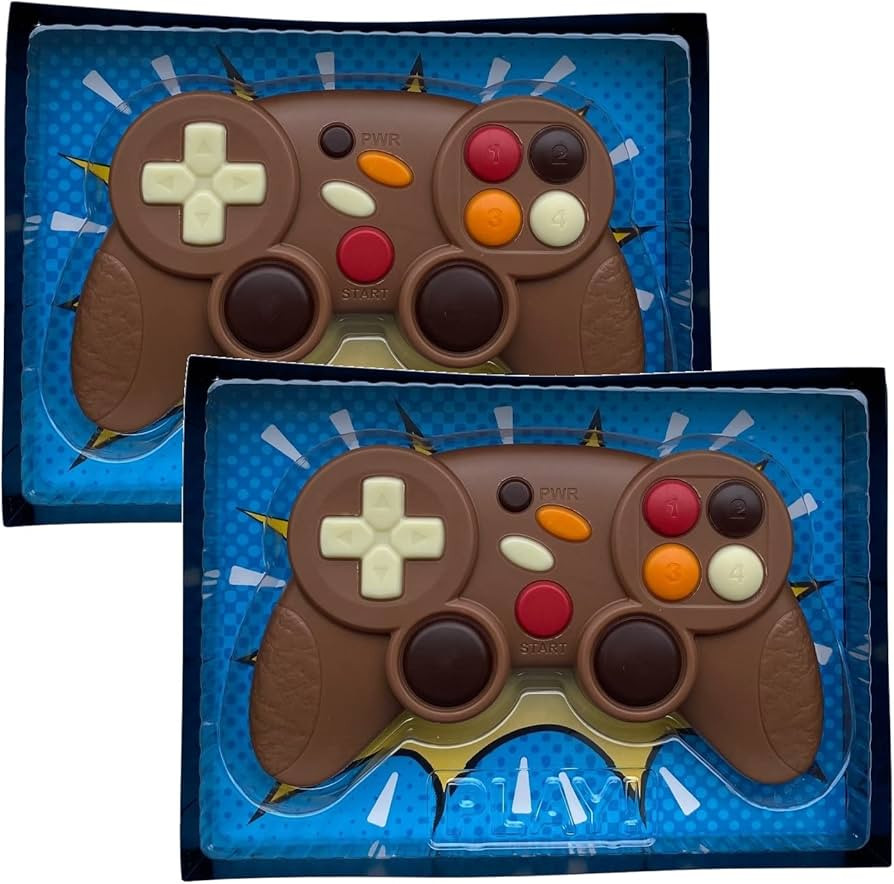 Weibler Chocolate Video Game Controller Two Pack - Holiday Stocking Stuffer 2.5oz Each, 2.5 Ounce... | Amazon (US)