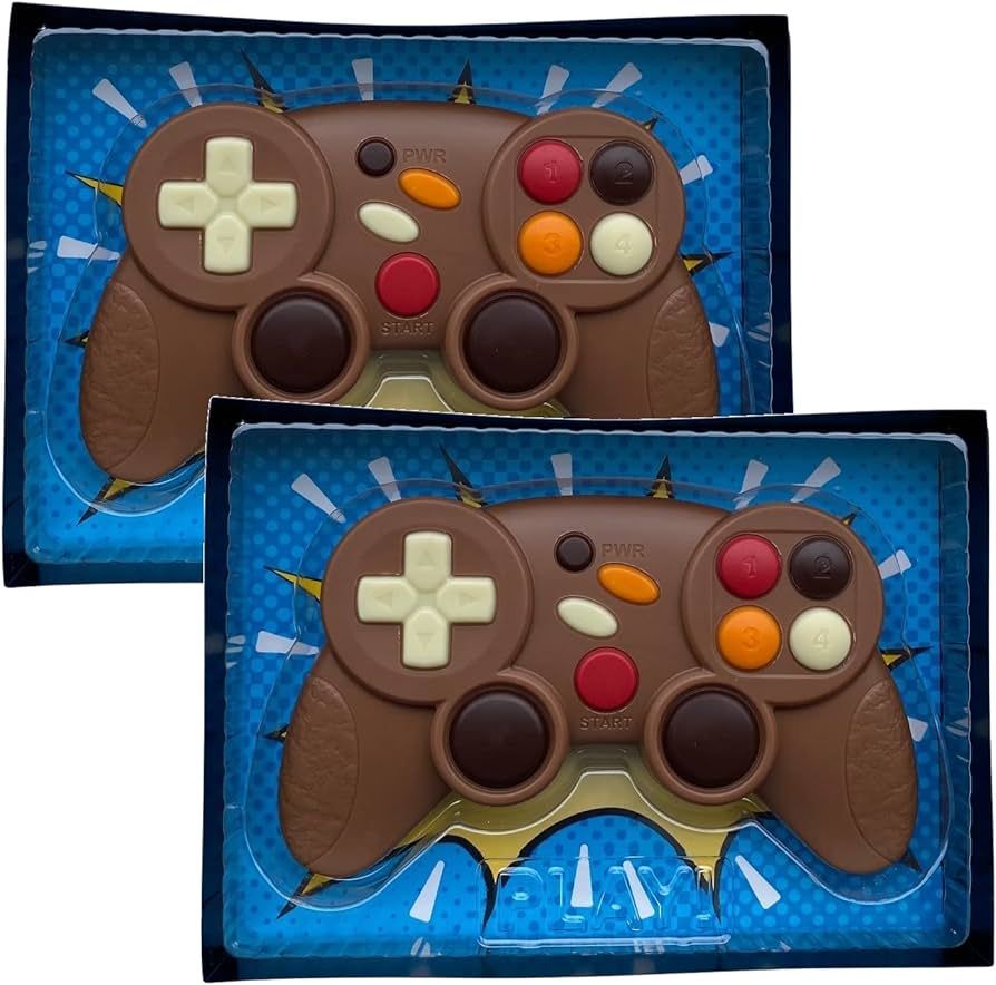 Weibler Chocolate Video Game Controller Two Pack - Holiday Stocking Stuffer 2.5oz Each, 2.5 Ounce... | Amazon (US)