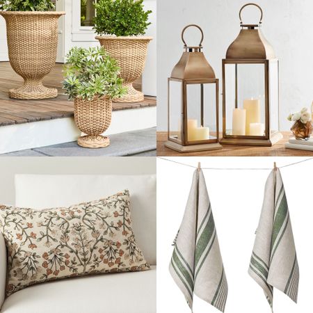 Fab finds from a new PB line - plus gorgeous lanterns ON SALE!!

#falldecor #throwpillow #planters #potterybarn #amazon 